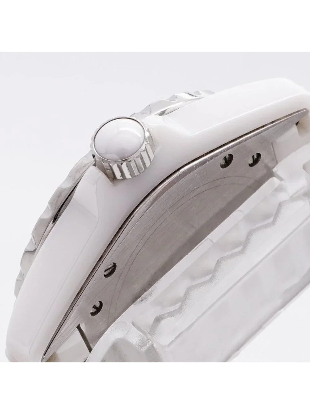 Chanel Diamond Bezel White Dial Watch